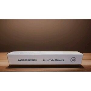 VIBELY Lash Cosmetics Silver Tube BLACK Mascara 0.35 oz SEALED Exp: 11/05/2027